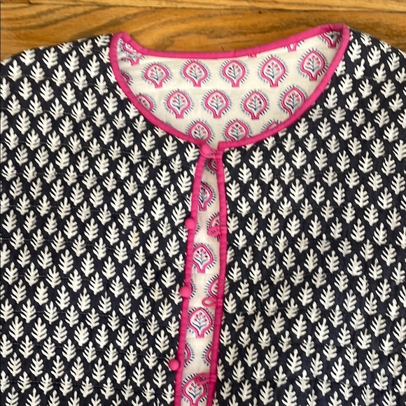 1990s Quilted Black and White Patterned Jacket - Picture 2 of 3